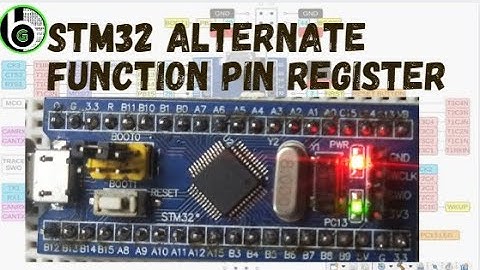 STM32 Pin out and Pin Mapping : Alternate Function Pin register | STM32 blue pill|| Bare metal code