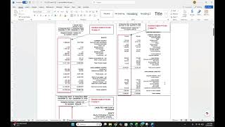 Historical financial statement data input untuk perusahaan retail dengan menggunakan AI Claude Excel