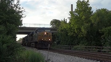 CSX ES40DC 5397 w/ Nice K5HL Leads Grain Express G435-06 on 8/6/22
