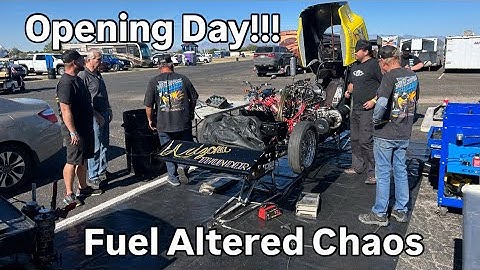 Openingsdag!!! Brandstof veranderde chaos