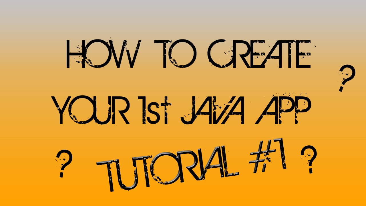 [JAVA]How to create your first java program step by step! - YouTube