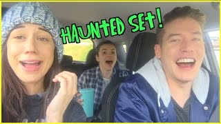 OUR SET IS HAUNTED! // Haters Back Off Behind The Scenes!