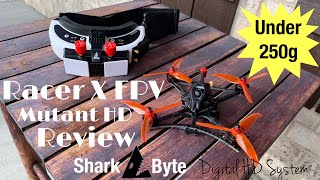 Racer X Mutant HD Review- Shark Byte Foxeer Digisight Cam - Watch in 1440p or higher