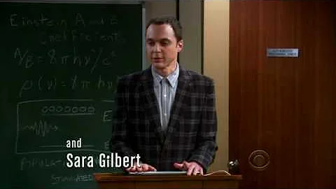 Sheldon's introductory lecture