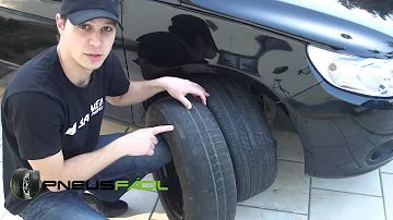 Porque o pneu desgasta por fora?