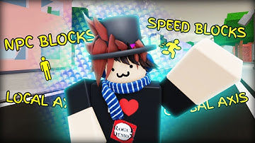 How to use NPC Blocks, Speed Blocks, Global/Local Axis in Jujutsu Shenanigans