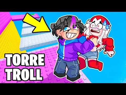 TROLLEO A CELYNNEI EN LA TORRE TROLL DE LOS ABRAZOS | Troll Hug Tower Roblox