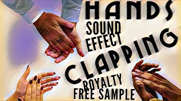 Hands Clapping Sound Effect / Audience Applause / Applaud Sounds   Royalty Free Sample