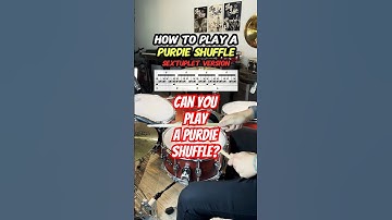 How to Play a Purdie Shuffle (Drum Lesson) #drums