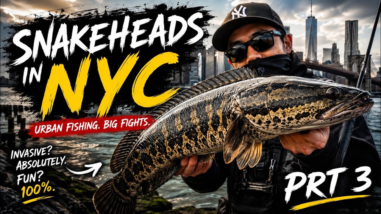 NYC NORTHERN SNAKEHEAD FISHING prt 3 - YouTube