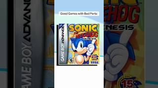 Good Games with Bad Ports: #sonic