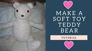 How to Make a Soft Toy Bear - Simplicity 8044 screenshot 3