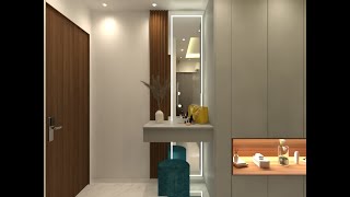 How to create mirror in 3ds max | mirror with led light in 3ds max | Esthetic Space Decor