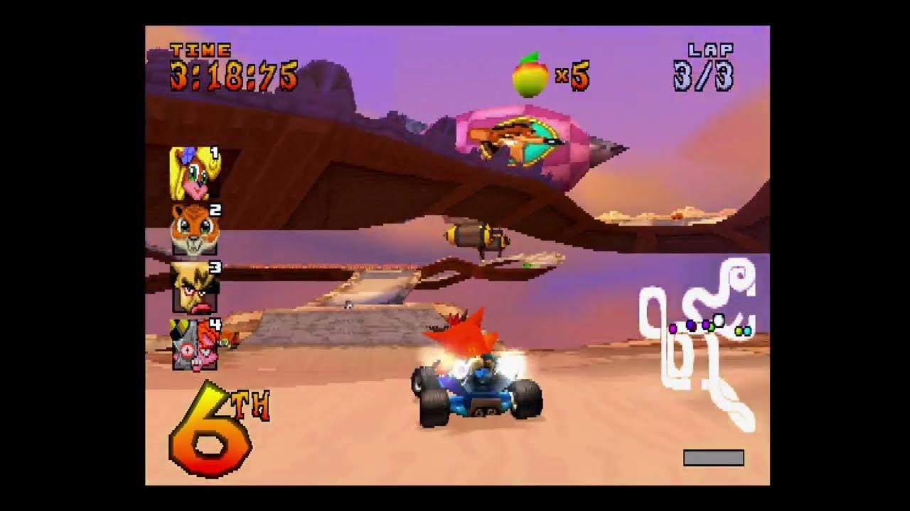 Crash Team Racing (PlayStation Game) Arcade Mode Crash Cup Longplay