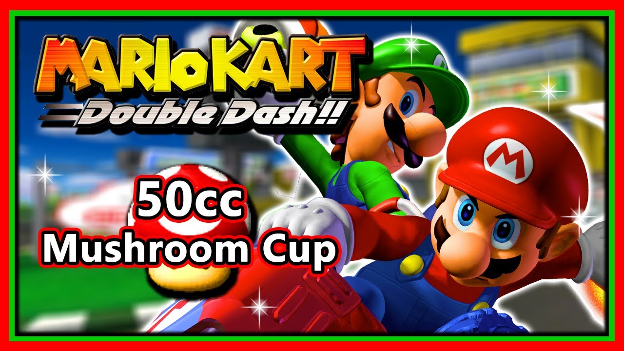 Mario Kart: Double Dash!! Walkthrough - Intro & 50cc Mushroom Cup (HD)