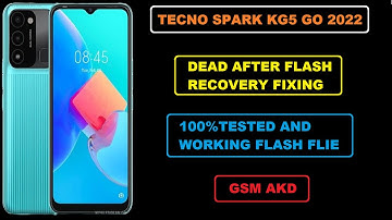 TECNO SPARK KG5 GO 2022 | FLASH FILE 100% TESTED | CM2 READ |