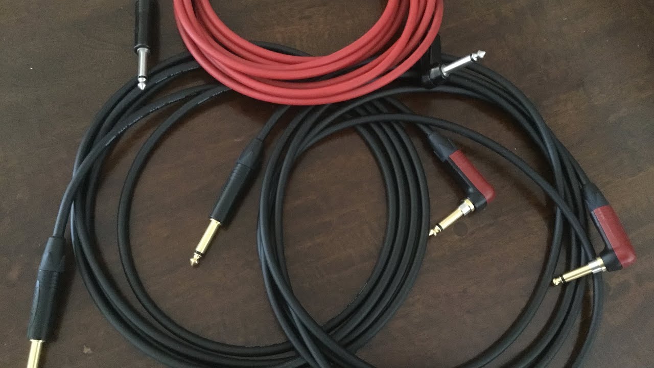 Mogami 2524 Guitar Cable with Neutrik Silent Plug How to wire
