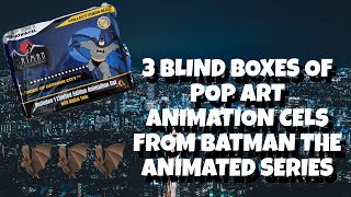 3 blind boxes of POP ART animation cel frames from the Batman animated series 🦇