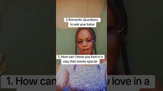2 Rømantic question to ask your pãrtner #datingtips #makemefamous