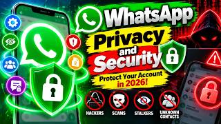 WhatsApp Privacy & Security 🔐 2026 | 2 Must-Change Settings to Protect Your Account! #cybersecurity