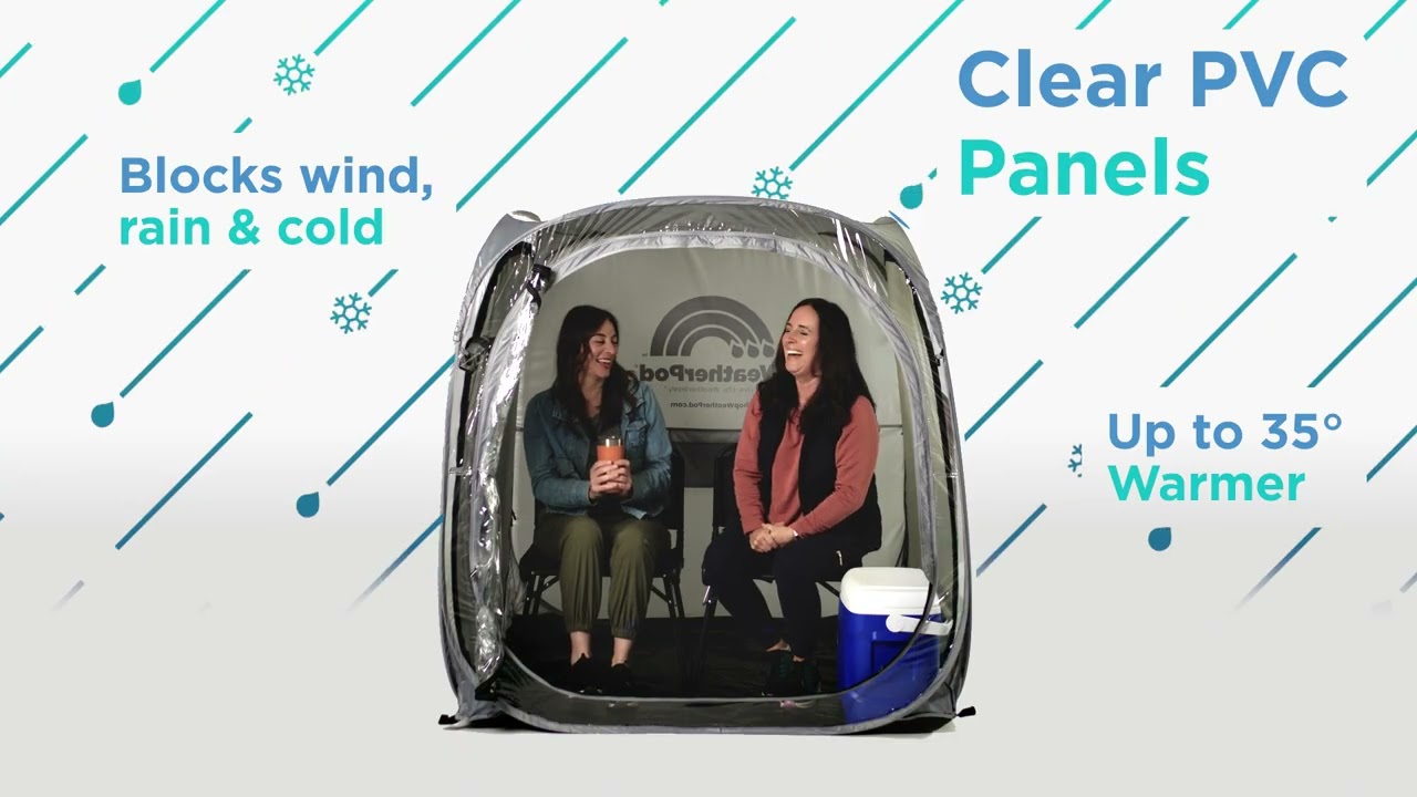 WeatherPod MegaPod™ Deluxe 56x56 Four-Season Pop-Up Pod