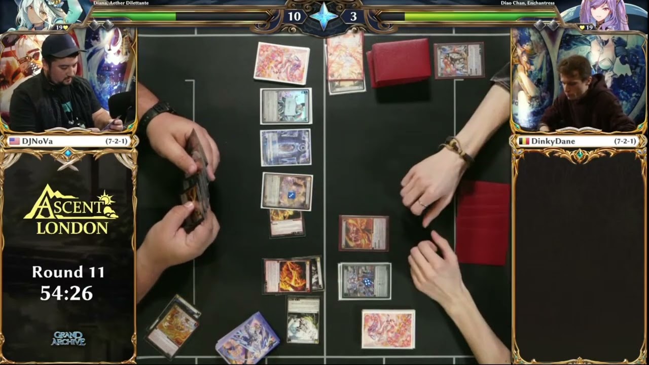 【潮汐DD】【Grand Archive】Ascent London 解说 火diana vs 火貂蝉【give away！！】