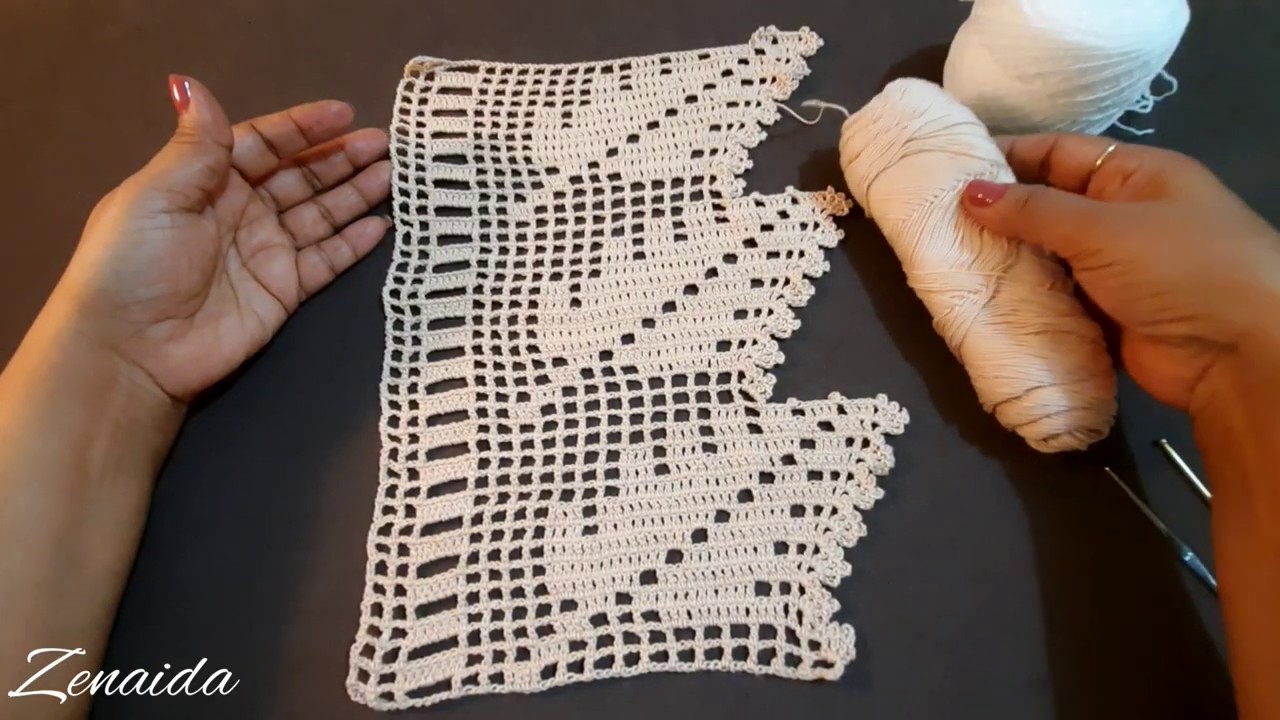 Puntilla No. 11 o Cenefa de hojas/punto filet