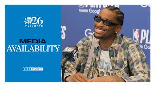 Shai Gilgeous-Alexander on Game 2 | Playoffs | Round 1 Game 2 | Postgame Media | April 22, 2026 screenshot 5