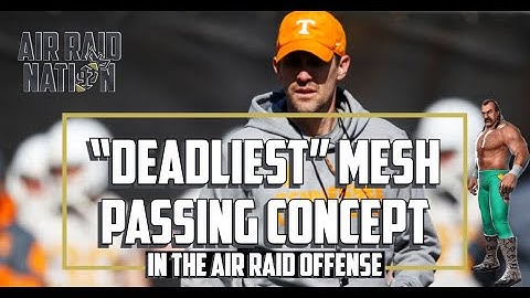 Deadliest "Mesh" Passing Concept in the Air Raid Offense