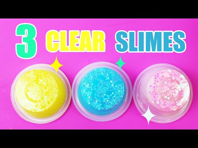 Zodiac, Glitter, Clear Slime