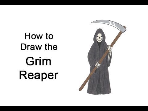 How To Draw The Grim Reaper Video Step By Step Pictures