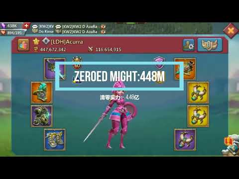How to Zero a 1B Might Target in Lords Mobile