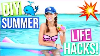 DIY Summer Life Hacks Everyone MUST Know!!!