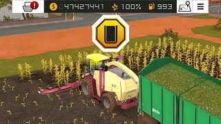 Fs 18 Usa la tecnologia di raccolta del mais e crea pula | Farming Simulator 18 Gameplay #fs18 screenshot 3