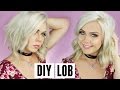 DIY LOB -  LONG BOB HAIR CUT TUTORIAL