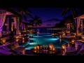 Tropical Night Jazz 🌙 4 Hours Soft Relaxing Ambience for Sleep & Study