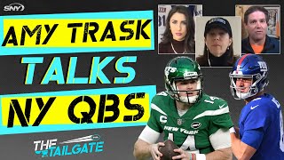 CBS Sports Analyst Amy Trask on the road ahead for Sam Darnold and Daniel Jones | The Tailgate | SNY