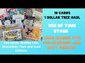 10 cards 1 Dollar Tree Haul/ 5 styles and lots of card making tips for different budgets