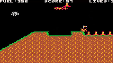 Scrumbler ~ SCRAMBLE CLONE REMAKE PICO 8 Fantasy Virtual Console Lexaloffle Games www lexaloffle com