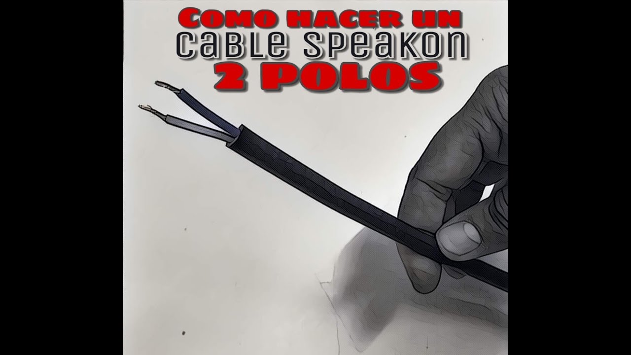Como hacer un cable speakon 2 polos distribuido por CABLEPELADO - YouTube
