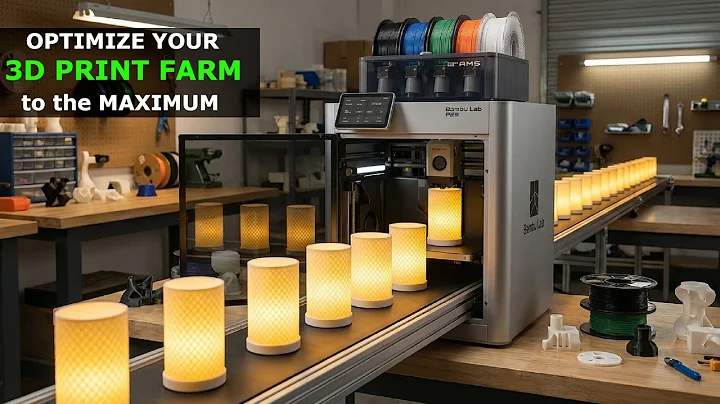 3D Print Farm Hack: Print Lamps 2× Faster