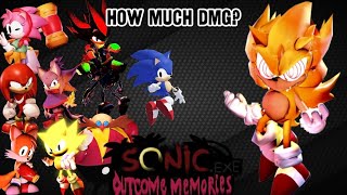 How Much Damage Does Each Survivor Do To Fleetway? - Outcome Memories V0.2