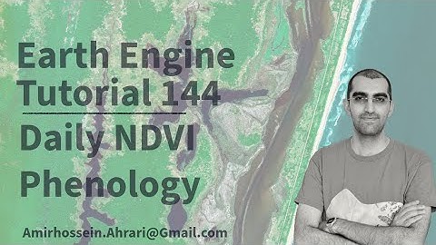 Google Earth Engine Tutorial-144: NDVI Phenology Analysis, using Python API (Xee)