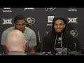 Colorado Football: Silmon-Craig and McNeill Postgame Press Conference at Texas Tech | Nov 9, 2024