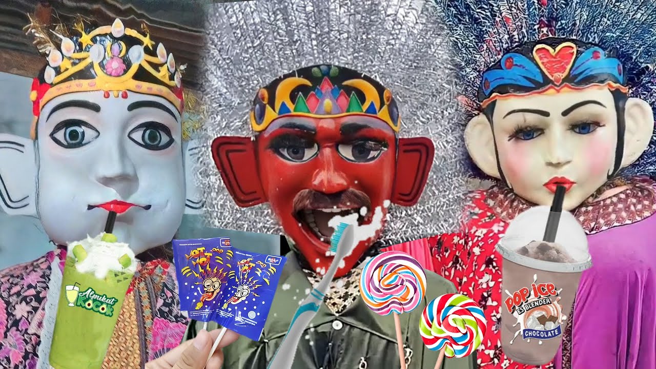 Liburan Nonton Ondel Ondel Yang suka Jajan Permen Dan Minum Es Pop Ice  | Arka Ondel Ondel