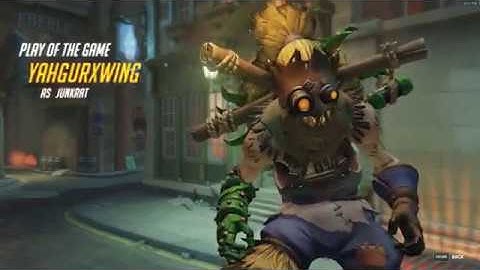 Overwatch PC Moments - Junkrat Team Kill! On Bots