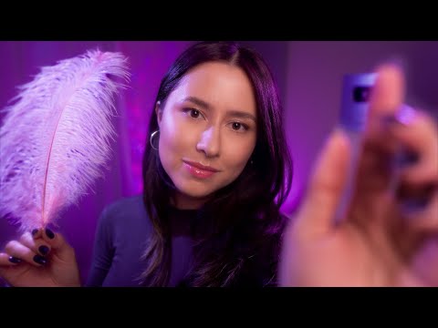ASMR Slow triggers to make you fall asleep ASAP 😴 camera brushing, lightsaber, combing, scanning