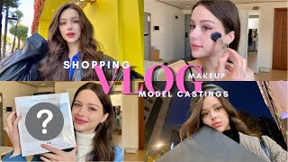 VLOG / Let's go shopping in Seoul / My daily makeup / Model castings in Korea