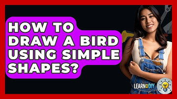 How To Draw A Bird Using Simple Shapes? - LearnToDIY360.com