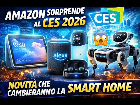 Video Amazon sorprende al CES 2026: tutte le novita? che cambieranno la smart home e non solo!